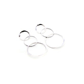 INÉS - medium silver earrings